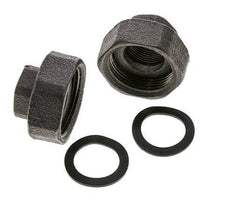 Raccord de pompe Rp3/4'' x G 1 1/4 pouce Fonte Joint plat NBR 20bar (281.0psi)