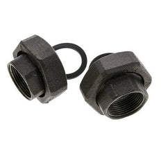 Pump Fitting Rp1 1/4'' x G 2 inch Cast Iron Flat Seal NBR 20bar (281.0psi)