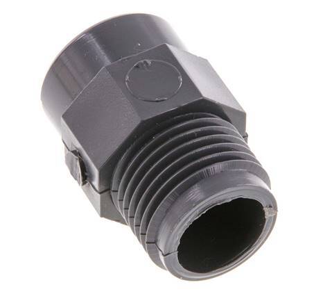 Reducing Ring Rp3/8'' Female x G1/2'' Male PVC-U 16bar (224.8psi) EN 1452-3 [5 Pieces]