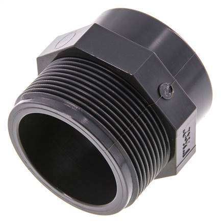 Reducing Ring Rp1 1/2'' Female x G2'' Male PVC-U 16bar (224.8psi) EN 1452-3 [2 Pieces]