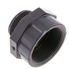 Reducing Adapter G1 1/2'' Male x Rp2'' Female PVC-U 16bar (224.8psi) EN 1452-3 [2 Pieces]