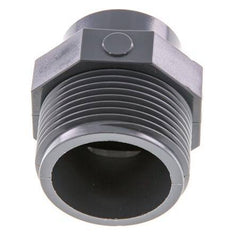 Reducing Ring Rp3/4'' Female x G1 1/4'' Male PVC-U 16bar (224.8psi) EN 1452-3 [2 Pieces]