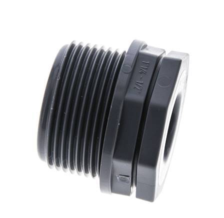 Bague De Réduction G1/2'' Femelle x G1 1/4'' Mâle Polypropylène (pp) 10bar (140.5psi) FDA 46mm Hex