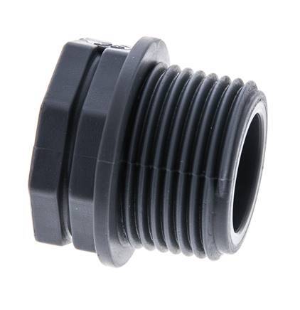 Bague De Réduction G3/4'' Femelle x G1'' Mâle Polypropylène (pp) 10bar (140.5psi) FDA 36mm Hex [2 Pièces]