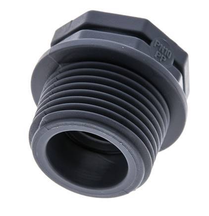 Bague De Réduction G3/4'' Femelle x G1'' Mâle Polypropylène (pp) 10bar (140.5psi) FDA 36mm Hex [2 Pièces]