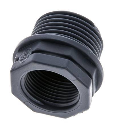 Bague De Réduction G3/4'' Femelle x G1'' Mâle Polypropylène (pp) 10bar (140.5psi) FDA 36mm Hex [2 Pièces]