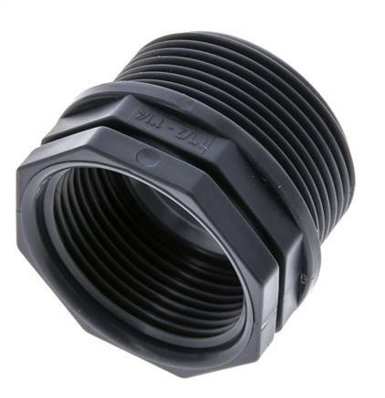 Bague De Réduction G1 1/4'' Femelle x G1 1/2'' Mâle Polypropylène (pp) 10bar (140.5psi) FDA 50mm Hex
