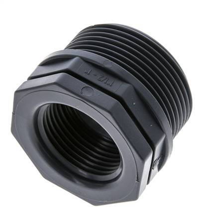 Bague De Réduction G1'' Femelle x G1 1/2'' Mâle Polypropylène (pp) 10bar (140.5psi) FDA 50mm Hex