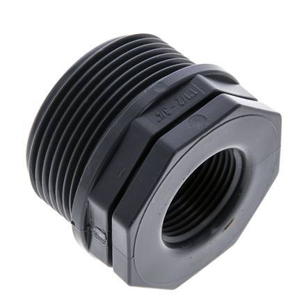 Bague De Réduction G3/4'' Femelle x G1 1/2'' Mâle Polypropylène (pp) 10bar (140.5psi) FDA 50mm Hex