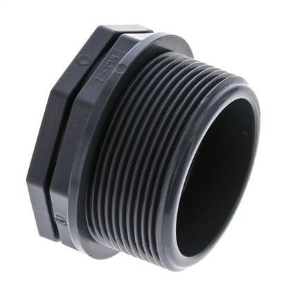 Bague De Réduction G1 1/4'' Femelle x G2'' Mâle Polypropylène (pp) 10bar (140.5psi) FDA 65mm Hex