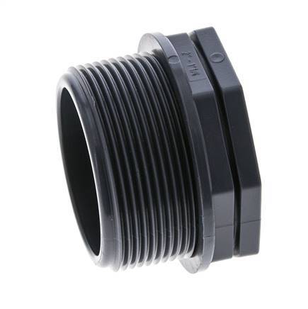 Bague De Réduction G1 1/4'' Femelle x G2'' Mâle Polypropylène (pp) 10bar (140.5psi) FDA 65mm Hex