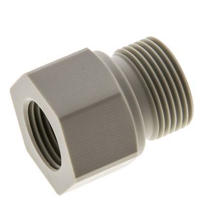 Reducing Ring G1/2'' Female x G3/4'' Male Polypropylene (pp) 10bar (140.5psi) FDA 32mm Hex