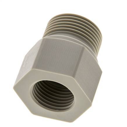 Bague De Réduction G1/2'' Femelle x G3/4'' Mâle Polypropylène (pp) 10bar (140.5psi) FDA 32mm Hex