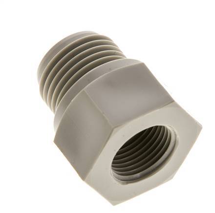 Bague De Réduction G3/8'' Femelle x G1/2'' Mâle Polypropylène (pp) 10bar (140.5psi) FDA 27mm Hex