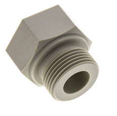 Bague De Réduction G1/2'' Femelle x G1'' Mâle Polypropylène (pp) 10bar (140.5psi) FDA 43mm Hex