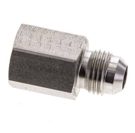 JIC Reducing Nipple G1/4'' Female x UNF 9/16''-18 Male Stainless Steel 275bar (3863.75psi)