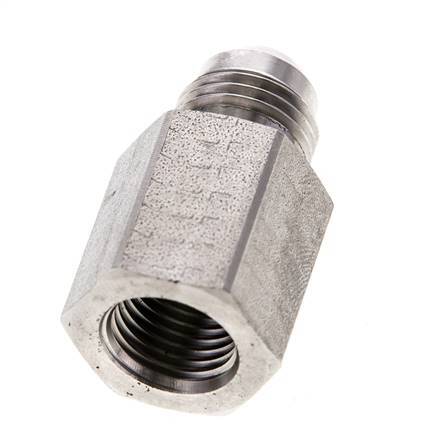 Mamelon réducteur JIC G1/4'' Femelle x UNF 9/16''-18 Mâle Acier inoxydable 275bar (3863.75psi)
