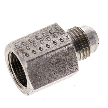 Mamelon réducteur JIC G3/8'' Femelle x UNF 9/16''-18 Mâle Acier inoxydable 275bar (3863.75psi)