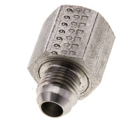Mamelon réducteur JIC G3/8'' Femelle x UNF 9/16''-18 Mâle Acier inoxydable 275bar (3863.75psi)
