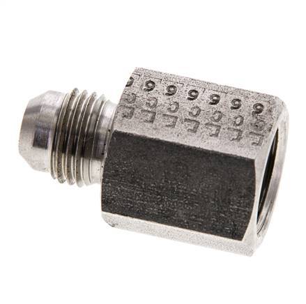 Mamelon réducteur JIC G3/8'' Femelle x UNF 9/16''-18 Mâle Acier inoxydable 275bar (3863.75psi)