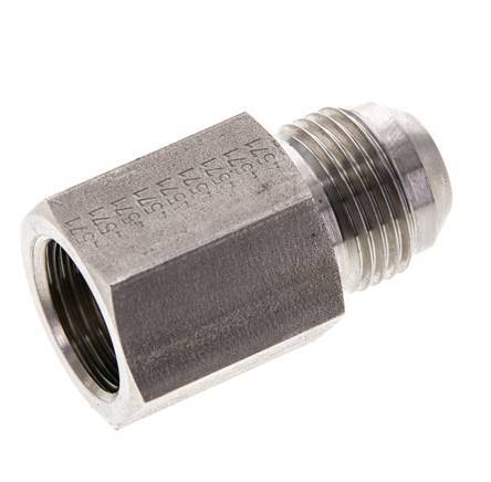 Raccord réducteur JIC G1/2'' femelle x UNF 7/8''-14 mâle Acier inoxydable 210bar (2950.5psi)