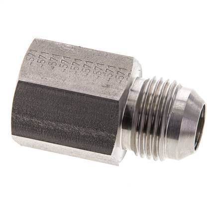 Raccord réducteur JIC G1/2'' femelle x UNF 7/8''-14 mâle Acier inoxydable 210bar (2950.5psi)