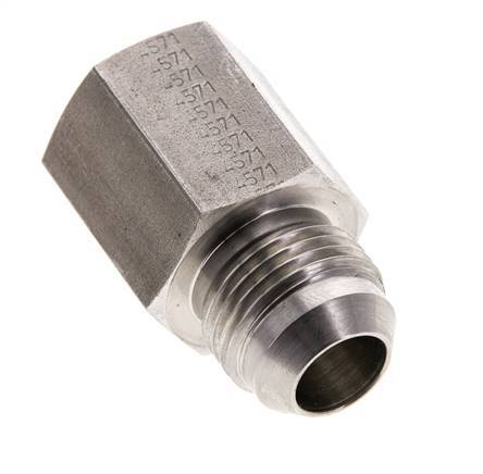 Raccord réducteur JIC G1/2'' femelle x UNF 7/8''-14 mâle Acier inoxydable 210bar (2950.5psi)