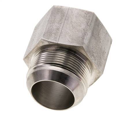 JIC Reducing Nipple G1 1/2'' Female x UN 1-7/8''-12 Male Stainless Steel 105bar (1475.25psi)