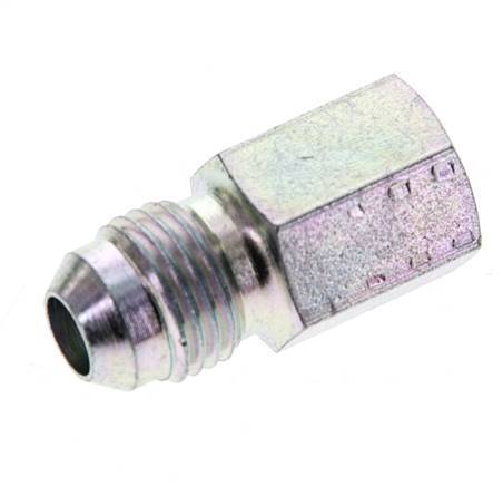 Mamelon réducteur JIC G1/8'' Femelle x UNF 1/2''-20 Mâle Acier 275bar (3863.75psi)