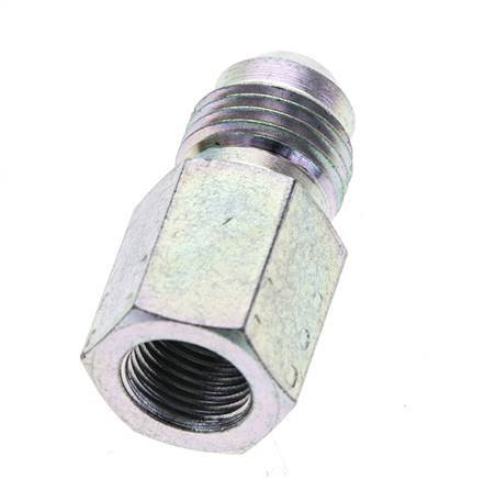 Mamelon réducteur JIC G1/8'' Femelle x UNF 1/2''-20 Mâle Acier 275bar (3863.75psi)
