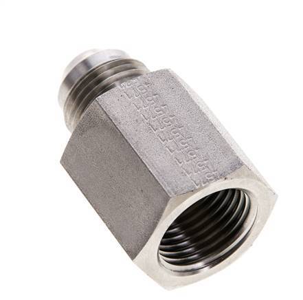 Mamelon réducteur JIC G1/2'' Femelle x UNF 3/4''-16 Mâle Acier inoxydable 275bar (3863.75psi)