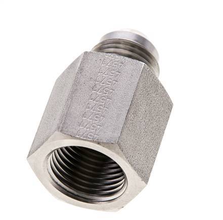 Mamelon réducteur JIC G1/2'' Femelle x UNF 3/4''-16 Mâle Acier inoxydable 275bar (3863.75psi)