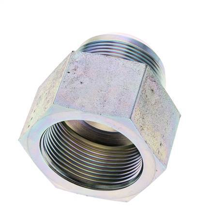 Mamelon réducteur JIC G1 1/2'' Femelle x UN 1-7/8''-12 Mâle Acier 105bar (1475.25psi)