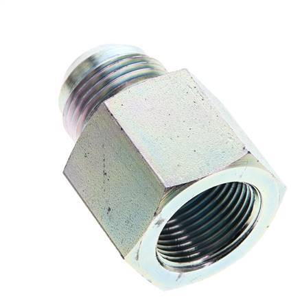 Mamelon réducteur JIC G3/4'' Femelle x UN 1-1/16''-12 Mâle Acier 175bar (2458.75psi)