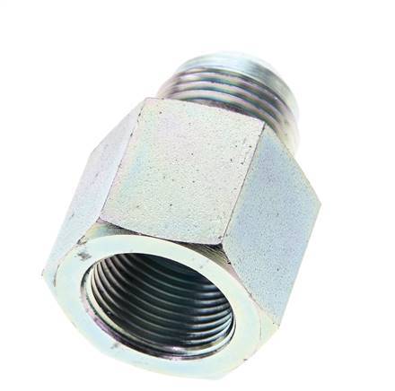 Mamelon réducteur JIC G3/4'' Femelle x UN 1-1/16''-12 Mâle Acier 175bar (2458.75psi)