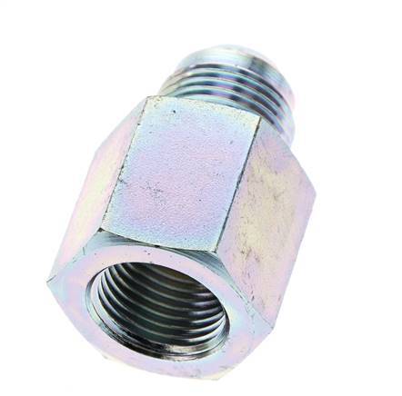 Raccord réducteur JIC G1/2'' femelle x UNF 7/8''-14 mâle Acier 210bar (2950.5psi)