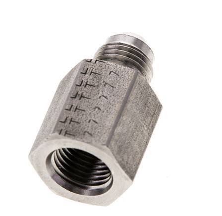 Raccord de réduction JIC G1/4'' femelle x UNF 1/2''-20 mâle Acier inoxydable 275bar (3863.75psi)