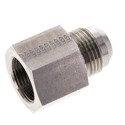 JIC Reducing Nipple G3/4'' Female x UN 1-1/16''-12 Male Stainless Steel 175bar (2458.75psi)