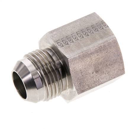 Mamelon réducteur JIC G3/4'' femelle x UN 1-1/16''-12 mâle Acier inoxydable 175bar (2458.75psi)