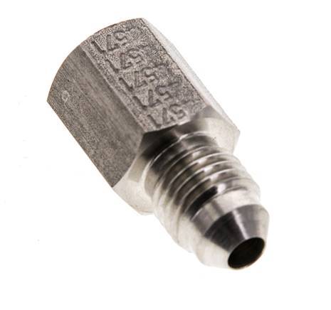 Mamelon réducteur JIC G1/8'' Femelle x UNF 7/16''-20 Mâle Acier inoxydable 310bar (4355.5psi)