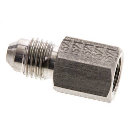 Mamelon réducteur JIC G1/8'' Femelle x UNF 7/16''-20 Mâle Acier inoxydable 310bar (4355.5psi)