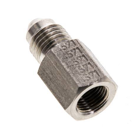 Mamelon réducteur JIC G1/8'' Femelle x UNF 7/16''-20 Mâle Acier inoxydable 310bar (4355.5psi)