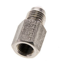 Mamelon réducteur JIC G1/8'' Femelle x UNF 7/16''-20 Mâle Acier inoxydable 310bar (4355.5psi)