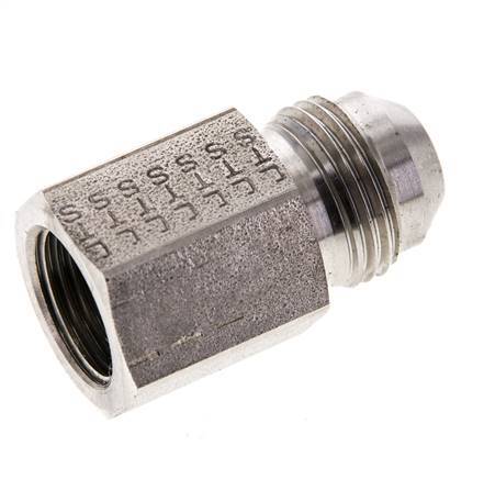 JIC Reducing Nipple G3/8'' Female x UNF 3/4''-16 Male Stainless Steel 275bar (3863.75psi)