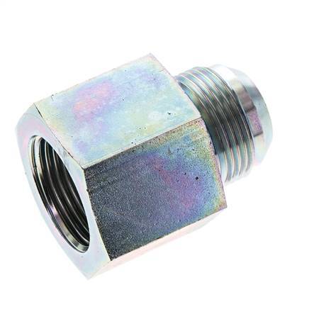 JIC Reducing Nipple G1'' Female x UN 1-5/16''-12 Male Steel 150bar (2107.5psi)