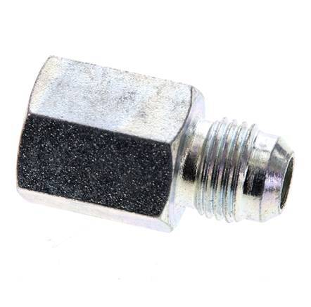 JIC Reducing Nipple G1/4'' Female x UNF 9/16''-18 Male Steel 275bar (3863.75psi)