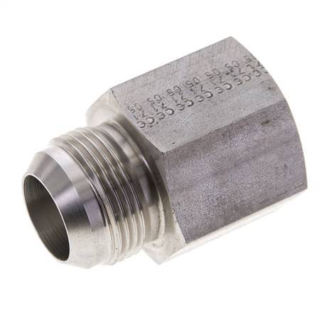JIC Reducing Nipple UN 1-5/16''-12 Male x 1'' NPT Female Stainless Steel 140bar (1967.0psi)