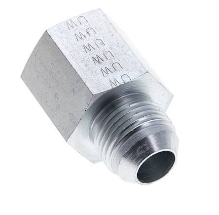 Embout réducteur JIC UNF 7/8''-14 Mâle x 1/2'' NPT Femelle Acier 210bar (2950.5psi)