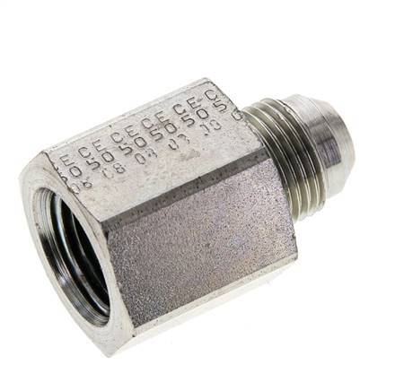 Mamelon réducteur JIC UNF 3/4''-16 Mâle x 1/2'' NPT Femelle Acier 210bar (2950.5psi)