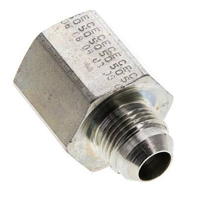 Mamelon réducteur JIC UNF 3/4''-16 Mâle x 1/2'' NPT Femelle Acier 210bar (2950.5psi)